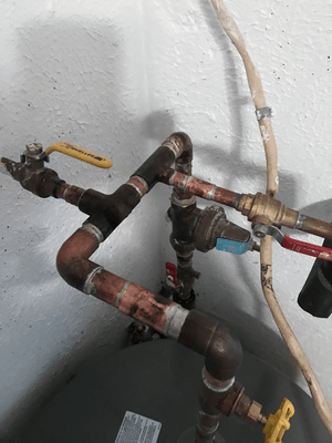 New-Pipe-Installed-For-Water-Heater